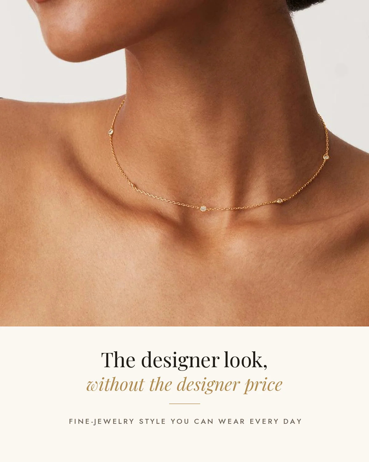 Diamond Station Necklace