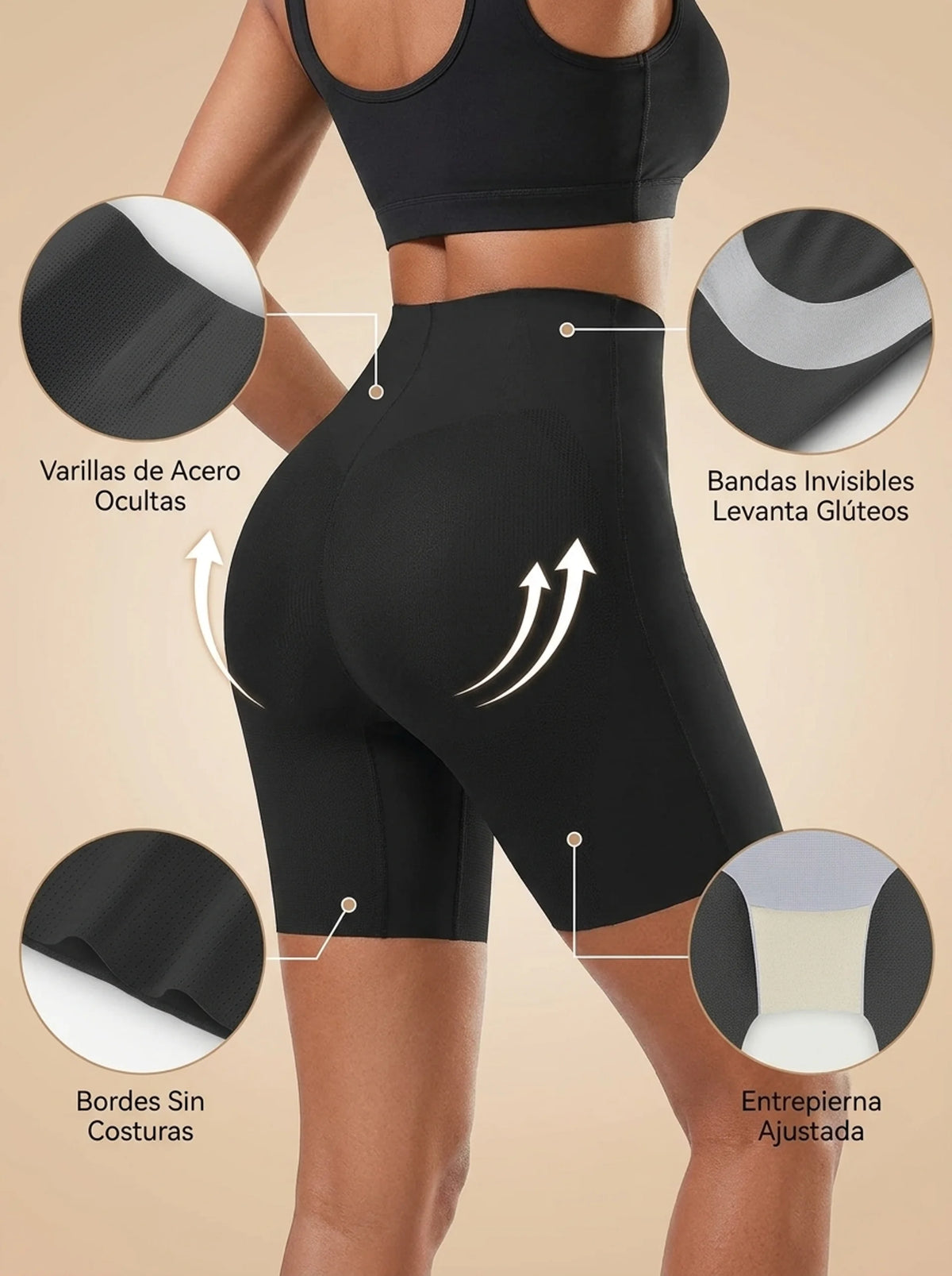Barnes Faja Shorts Sin Costuras