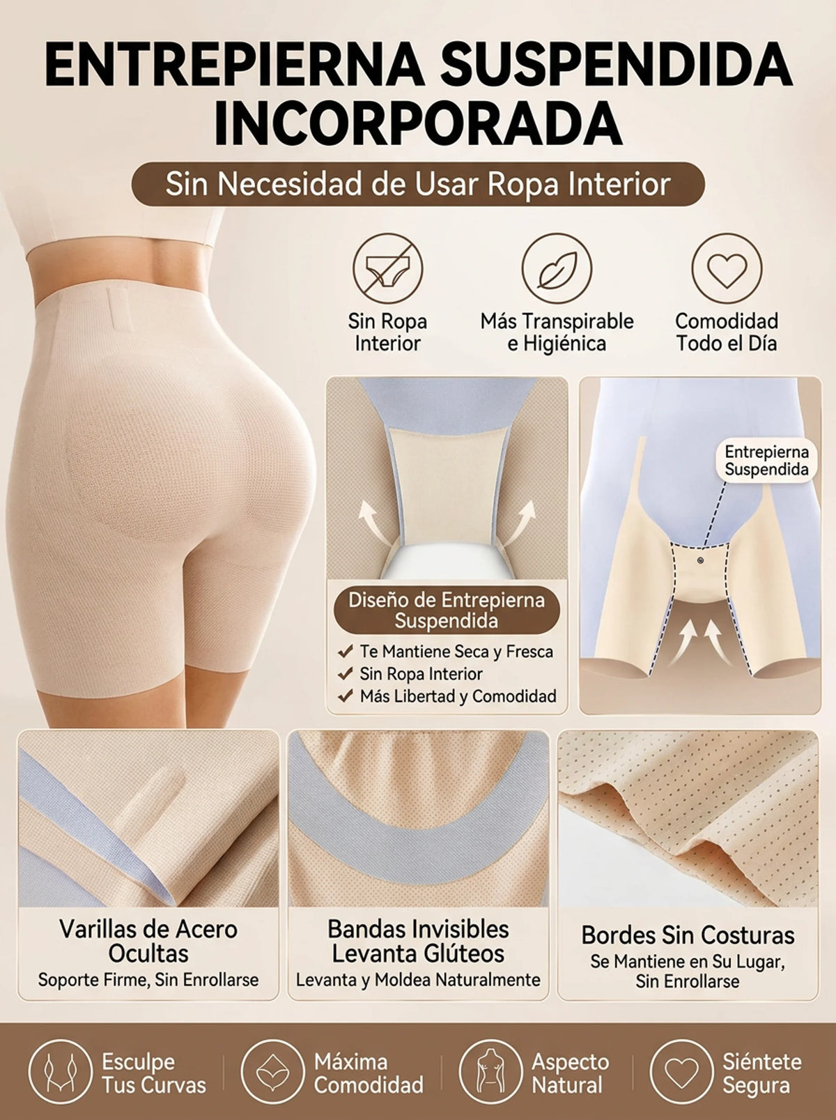 Barnes Faja Shorts Sin Costuras